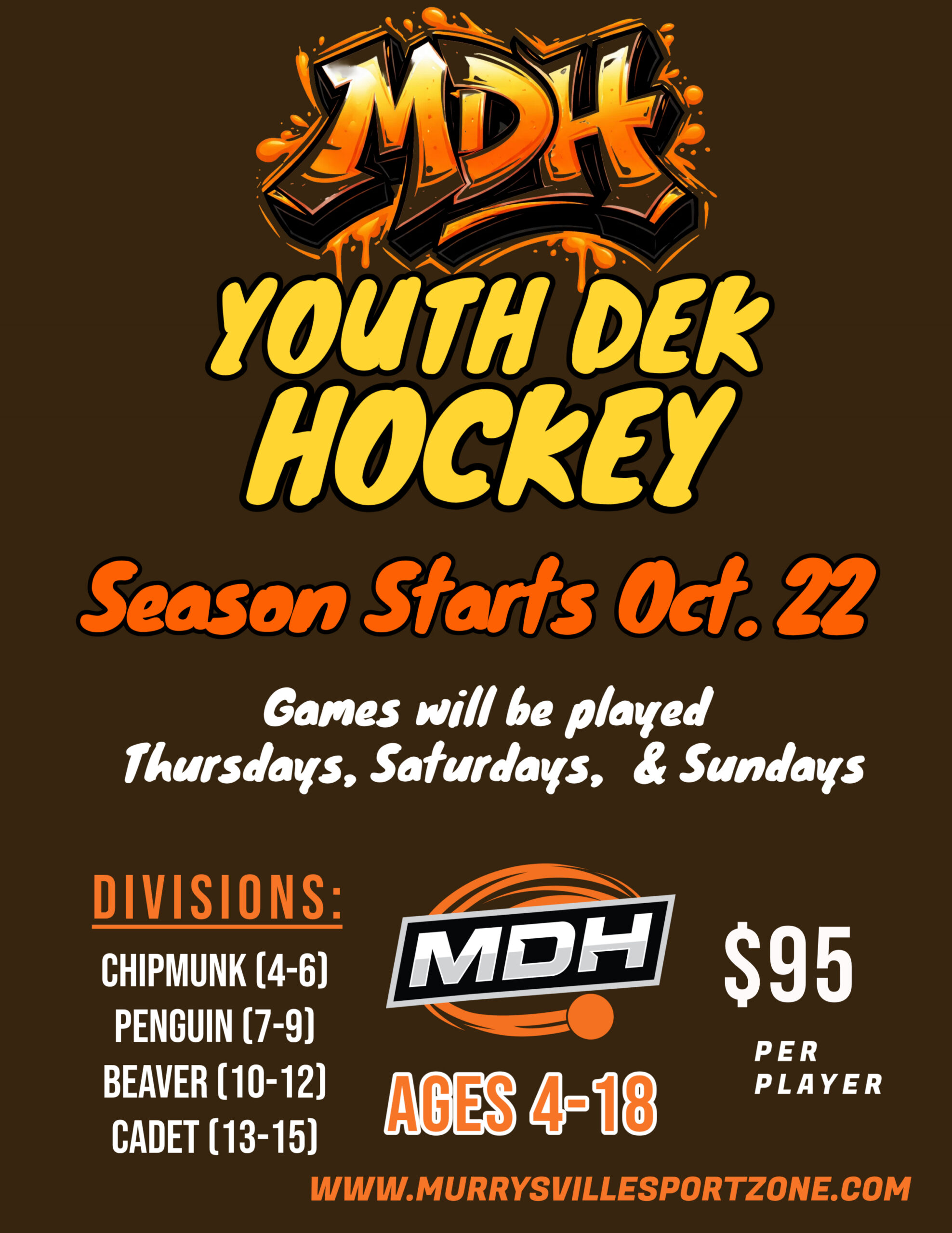 Murrysville Youth Dek Flyer